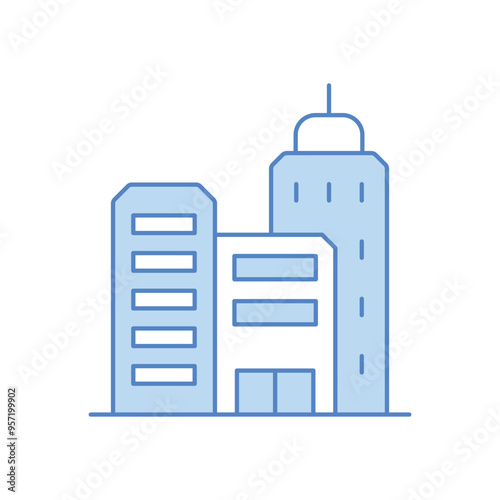 Cityscape vector icon