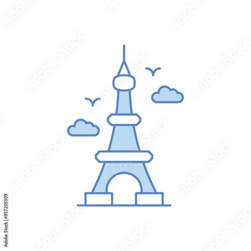 Landmark vector icon