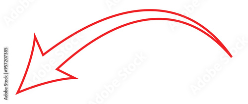 Arrow icon on white background. flat style. arrow icon for your web site design, logo, app, UI. arrow indicated the direction symbol. curved arrow sign.