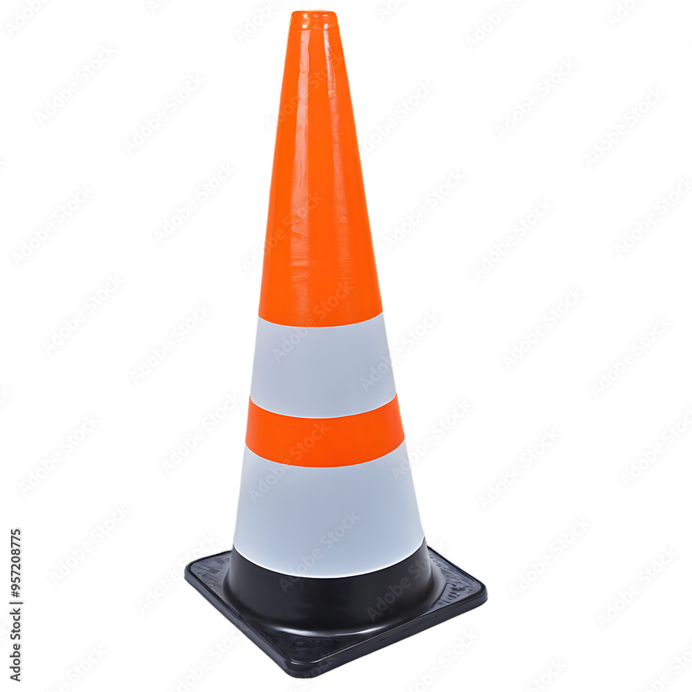 traffic cone on a transparent background traffic cone on a transparent background