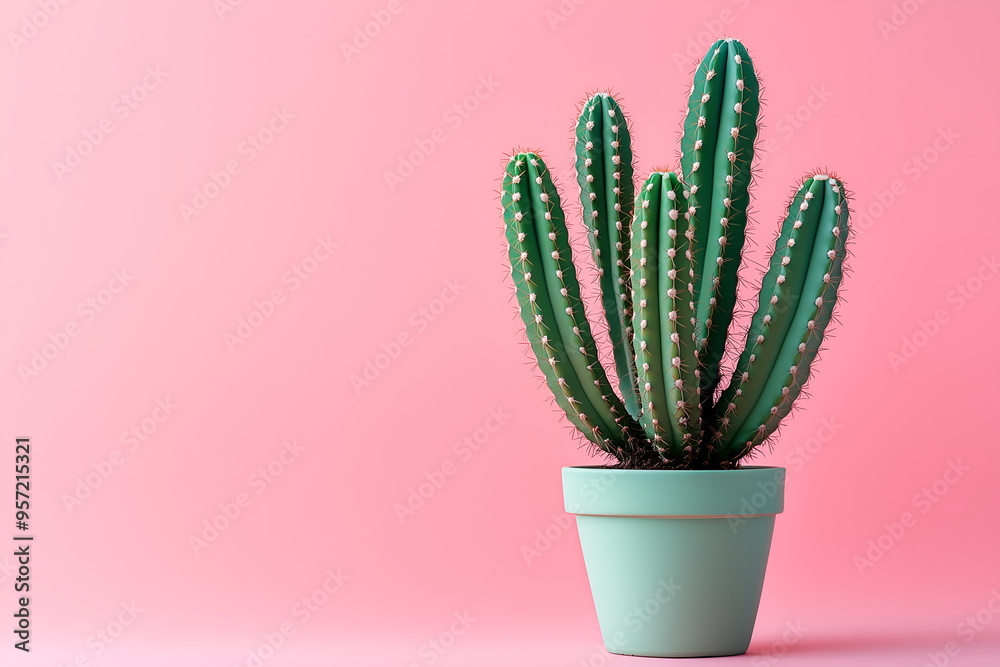 Cactus on pink background, concept cosmetology depilation wax laser epilation Cactus on pink background, concept cosmetology depilation wax laser epilation