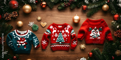 colorful National Christmas Sweater photo