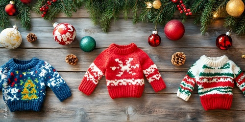 colorful National Christmas Sweater photo