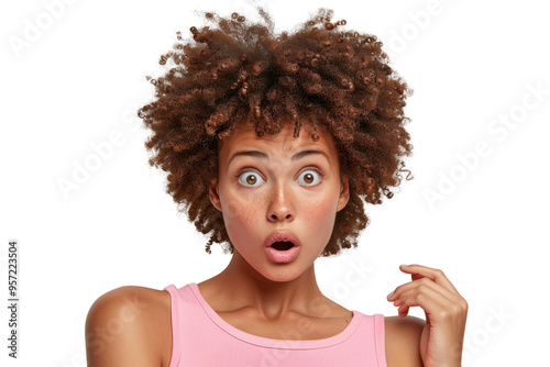 Woman with Surprised Expression