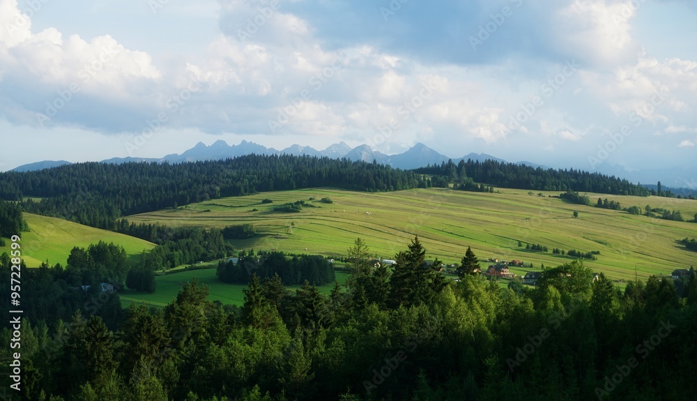 Obraz premium krajobraz Tatr