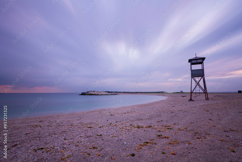 Lifeguard towers taken on different beaches. Lifeguard towers taken on different beaches.