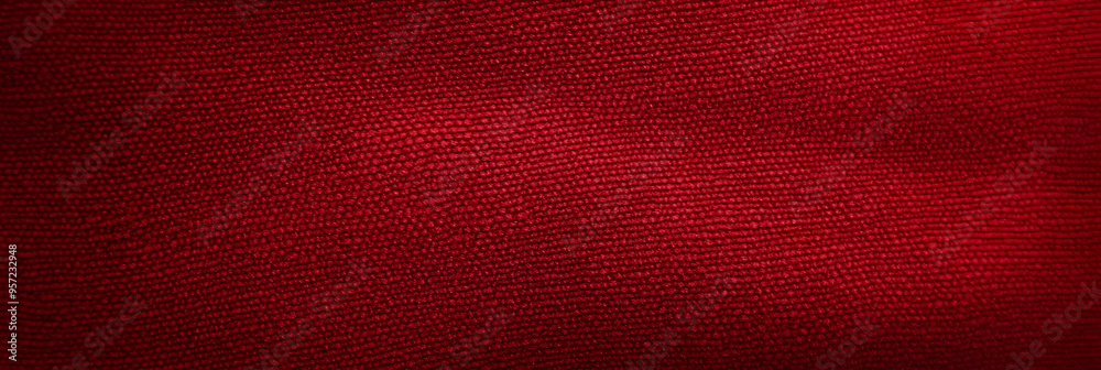 Fototapeta premium red texture background surface of red material for backdrop