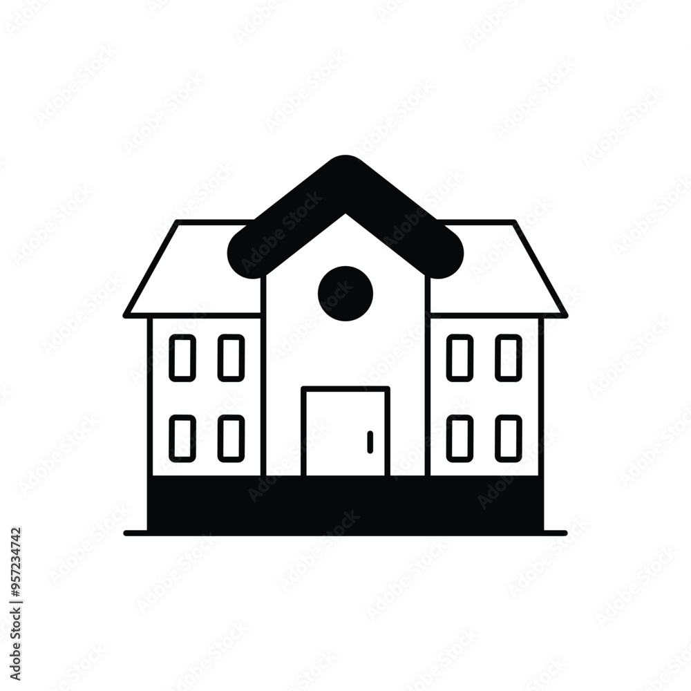 Library vector icon Library vector icon