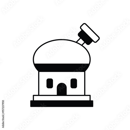 Observatory vector icon