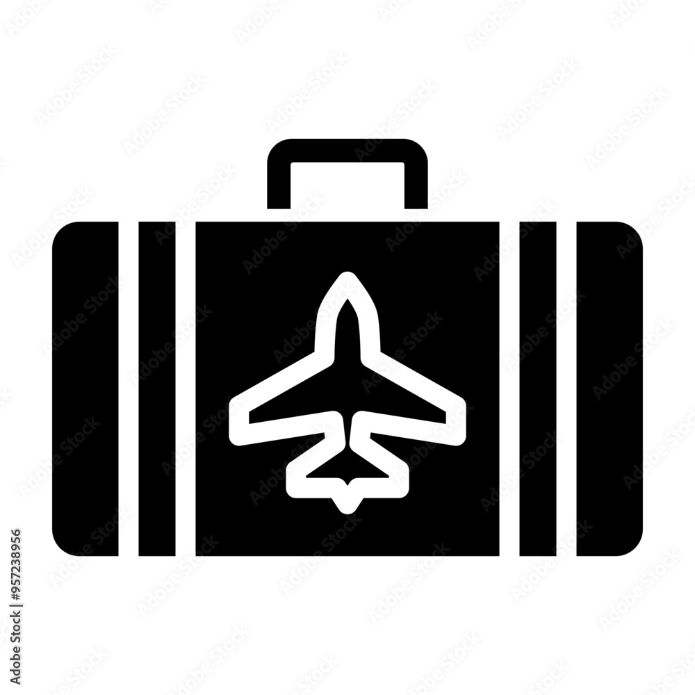 Traveling Vector Glyph Icon Design Traveling Vector Glyph Icon Design