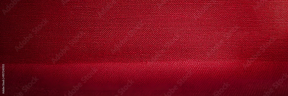 Fototapeta premium red texture background surface of red material for backdrop