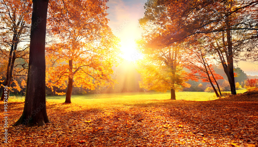 Fototapeta premium Herbstlandschaft 