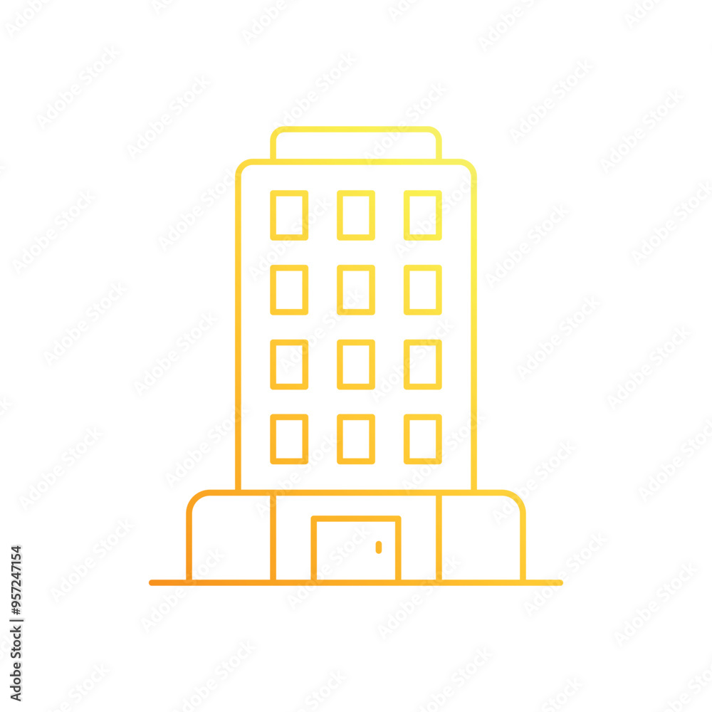 Skyscraper vector icon Skyscraper vector icon