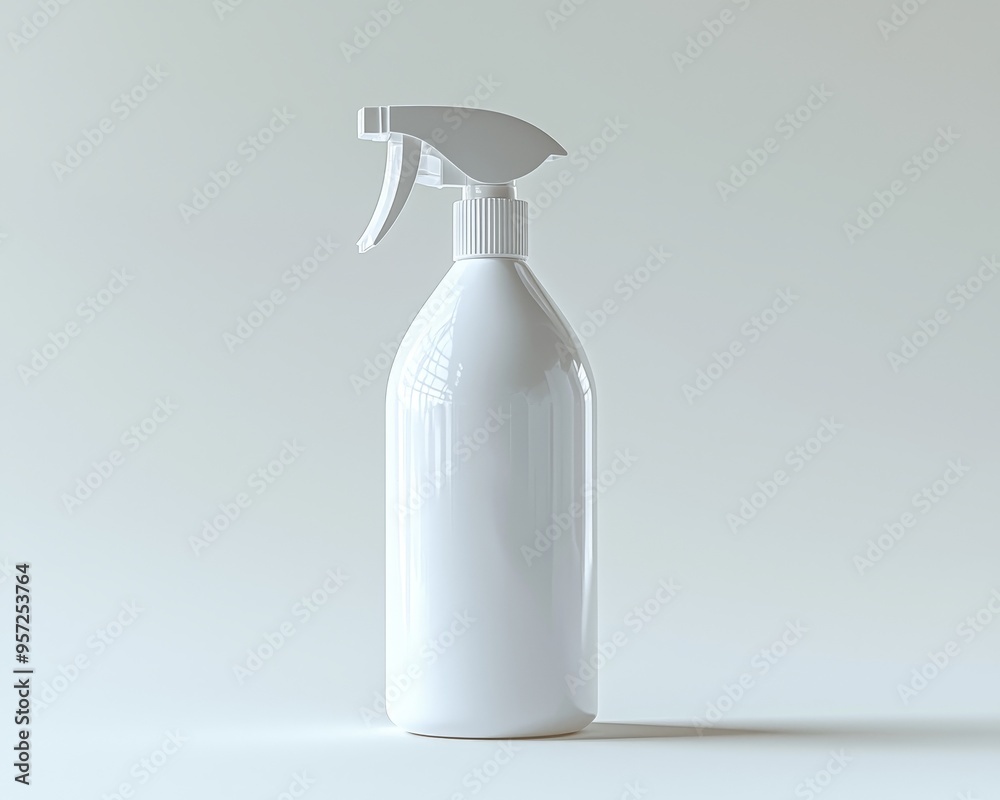 White Spray Bottle Minimalist Composition A single white spray bottle stands on a white background casting a subtle shadow The bottles clean lines and smooth surface create a Bottle Mockup White Spray Bottle Minimalist Composition A single white spray bottle stands on a white background casting a subtle shadow The bottles clean lines and smooth surface create a Bottle Mockup