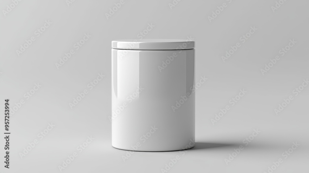 White Cylinder on Grey Background Minimalist Product Mockup Centered Composition Clean Lines Empty Space for Branding Bottle Mockup White Cylinder on Grey Background Minimalist Product Mockup Centered Composition Clean Lines Empty Space for Branding Bottle Mockup