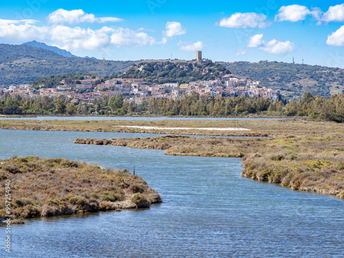 San Giovanni de la Posada Village in Sardinia island photo