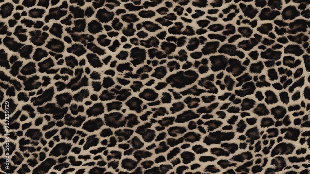Leopard skin texture, real hairy design, fashion textile print Leopard skin texture, real hairy design, fashion textile print