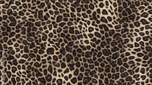  design of leopard fluffy background for textiles