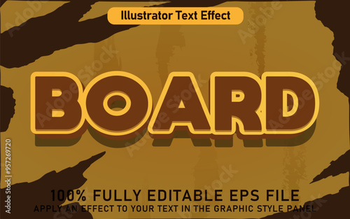 EDITABLE BOARD TEXT EFFECT