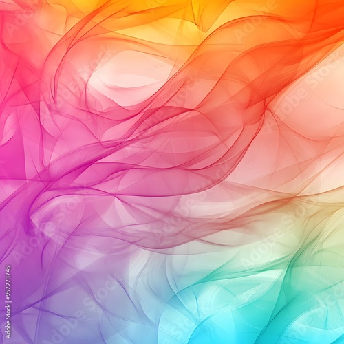 Abstract colorful wave design smoke background with smoke illustration