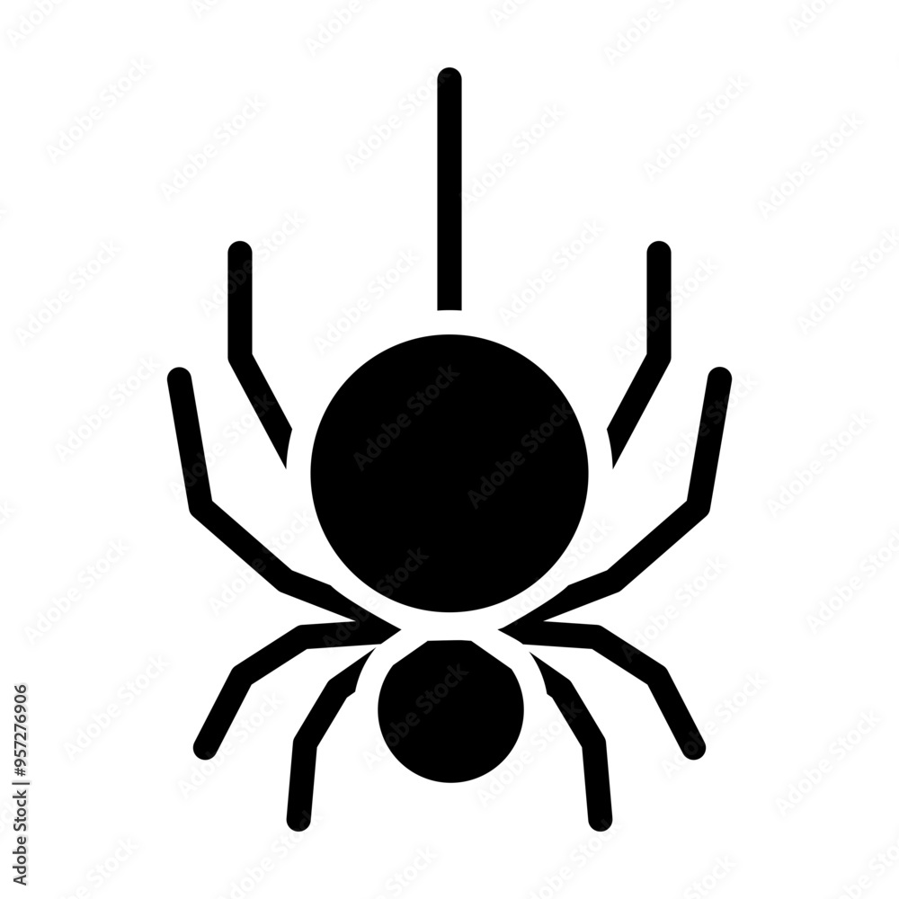 Spider Vector Line Icon Design Spider Vector Line Icon Design
