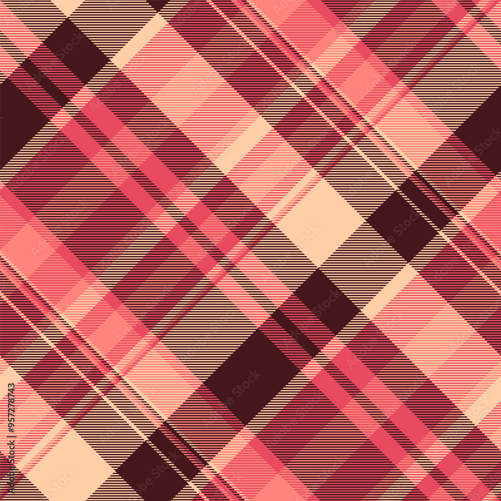Cowboy texture background tartan, season pattern check plaid. Carnival textile fabric vector seamless in red and dark colors. Cowboy texture background tartan, season pattern check plaid. Carnival textile fabric vector seamless in red and dark colors.