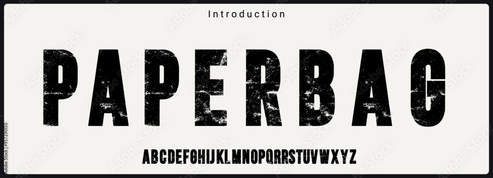 Bold rough vector font with texture. Vector bold font for headings, flyer, greeting cards, product packaging, book cover, printed quotes, logotype, apparel design, album covers, etc. Bold rough vector font with texture. Vector bold font for headings, flyer, greeting cards, product packaging, book cover, printed quotes, logotype, apparel design, album covers, etc.