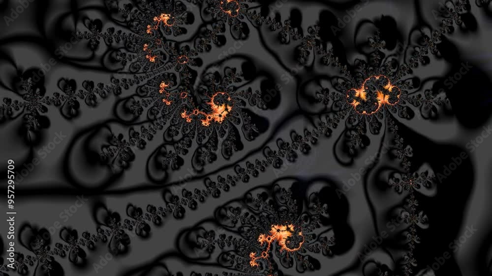 Energy Room - Animated Fractal in a Seamless Loop made with Frax, Mandelbrot	
