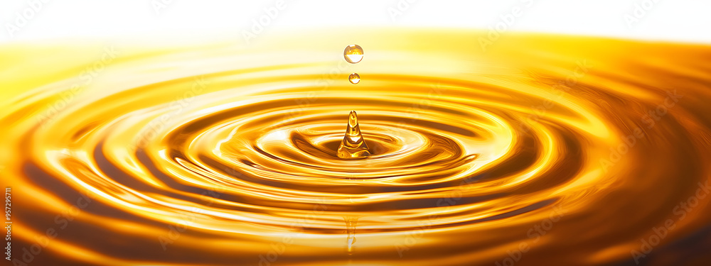 Liquid gold drop and ripple ,abstract background Liquid gold drop and ripple ,abstract background