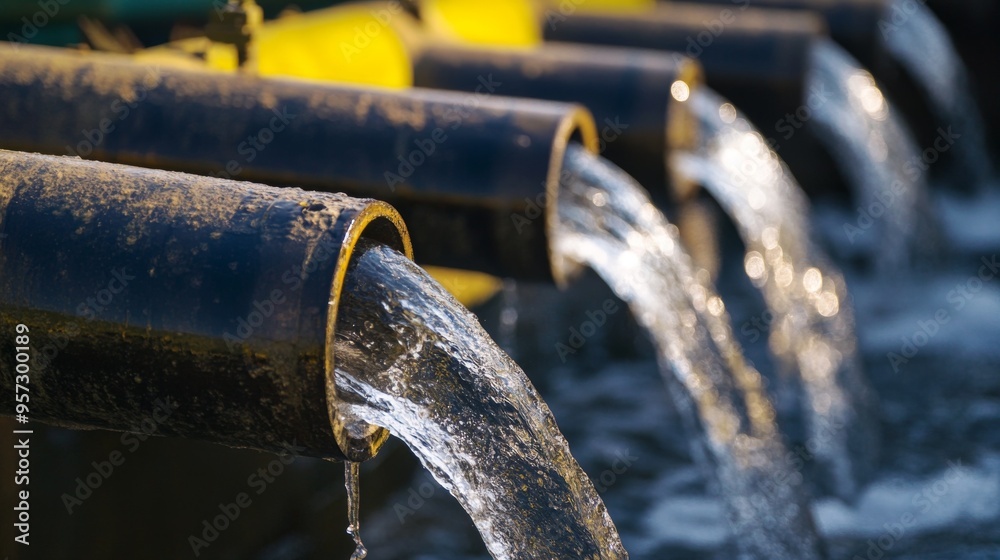 Flowing Water from Pipes