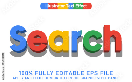 EDITABLE SEARCH TEXT EFFECT