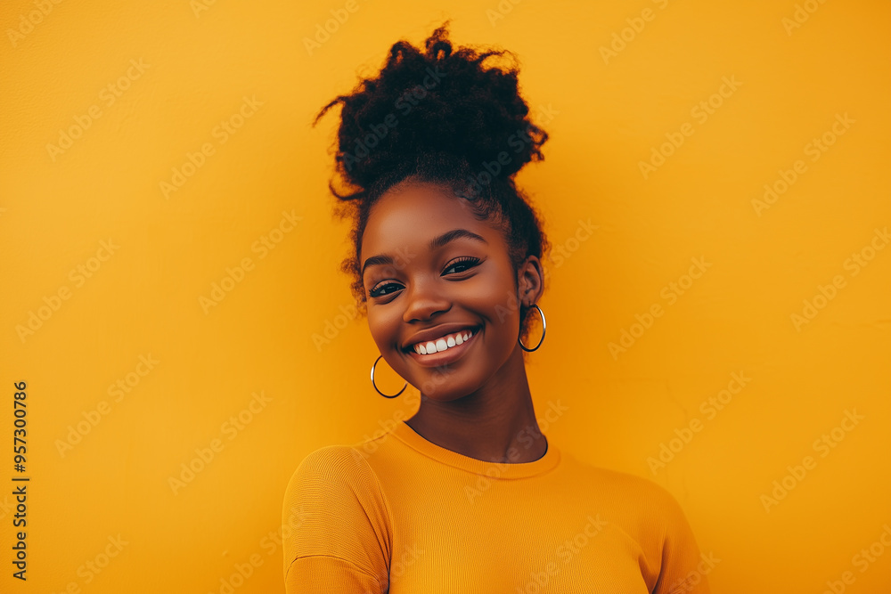 Youthful Afro American Gen Z University Student with a Bright Smile: Casual Style and Academic Curiosity Youthful Afro American Gen Z University Student with a Bright Smile: Casual Style and Academic Curiosity