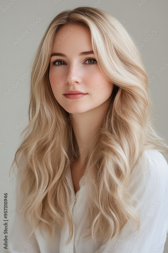 Close-Up Portrait of a Stunning Blonde Beauty Close-Up Portrait of a Stunning Blonde Beauty