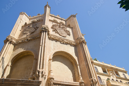 View of the chapel of the Velez of the Cathedral of Santa Maria in Murcia(Spain)