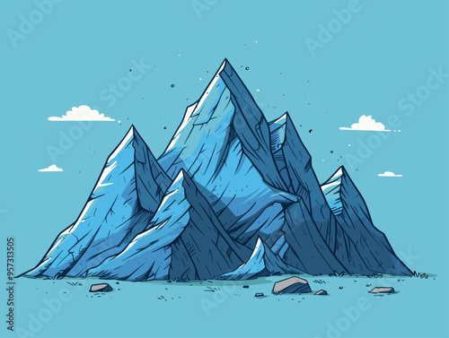Unwavering Mountain: Symbolizing Strength, Resilience, and Immutable Foundation