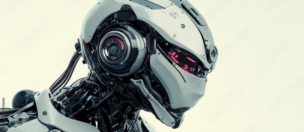 3D computer generated rendering of a humanoid robot design 3D computer generated rendering of a humanoid robot design
