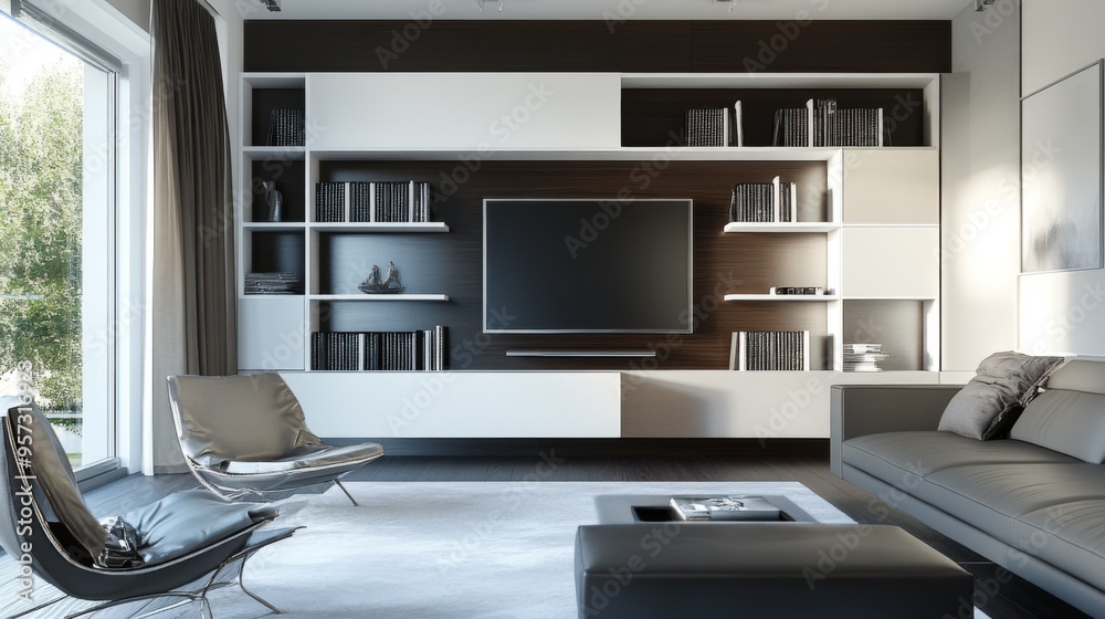 Fototapeta premium Modern Living Room Interior
