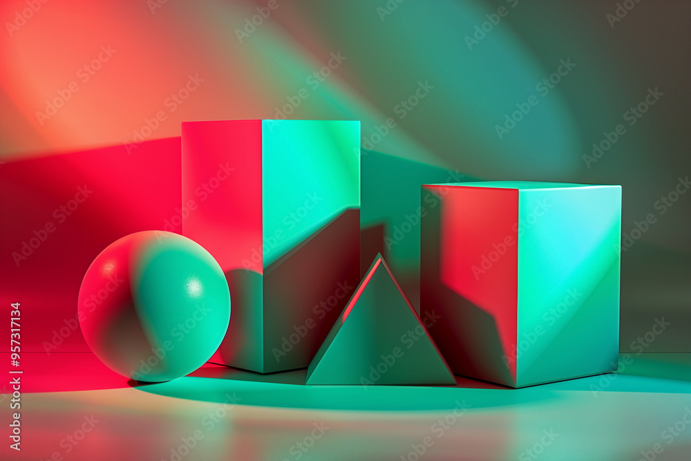 abstract, wavy, trendy, bright background with colorful squares, cubes. 3d render of a yellow and blue podium with bright background. product photography. abstract, wavy, trendy, bright background with colorful squares, cubes. 3d render of a yellow and blue podium with bright background. product photography.