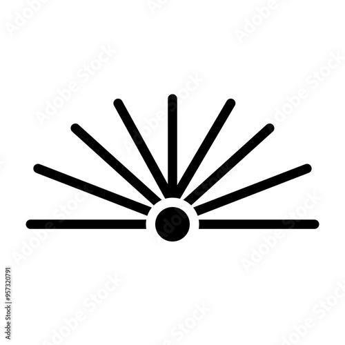 Uplifted Spirits Vector Glyph Icon Design