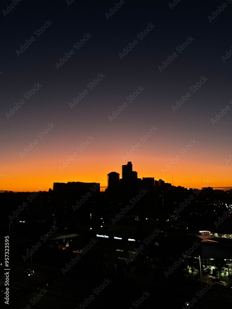 Skyline at sunset Skyline at sunset