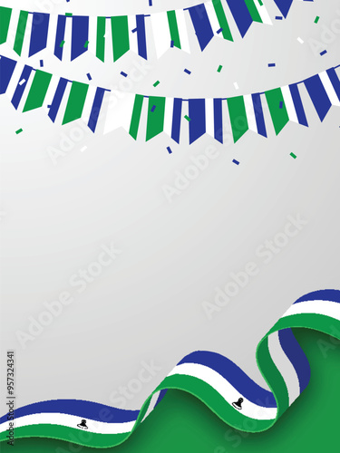 LESOTHO Background for Festivals and National Days Celebrations photo