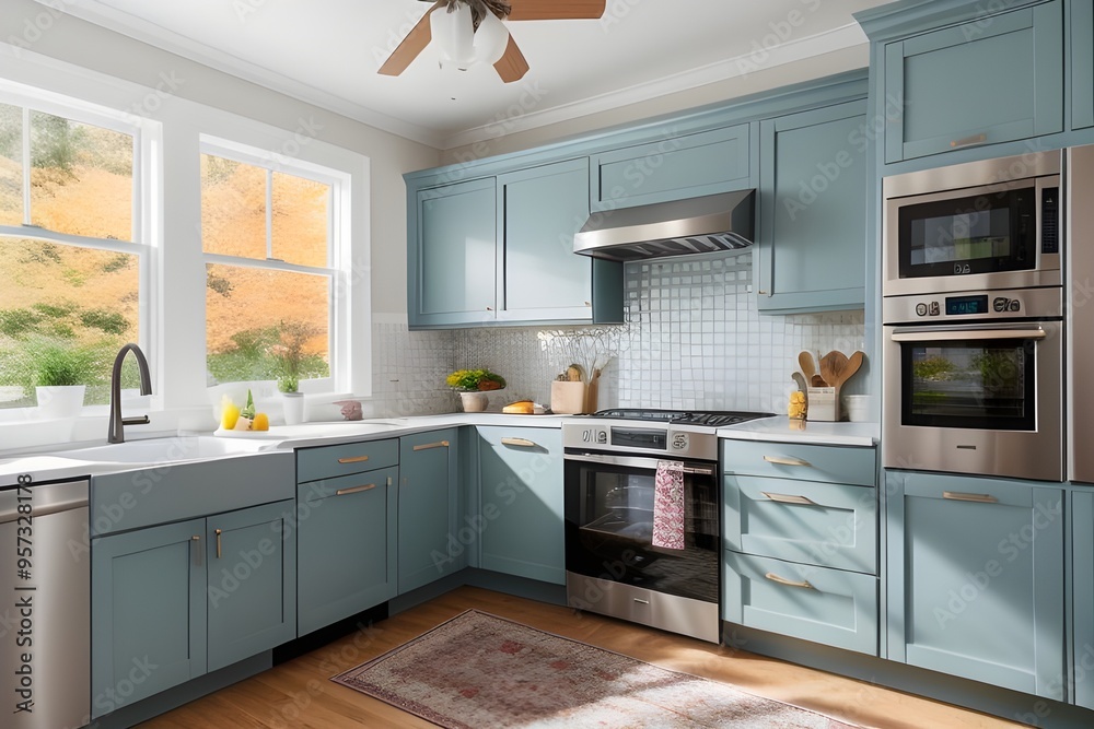 Fototapeta premium interior design of a kitchen