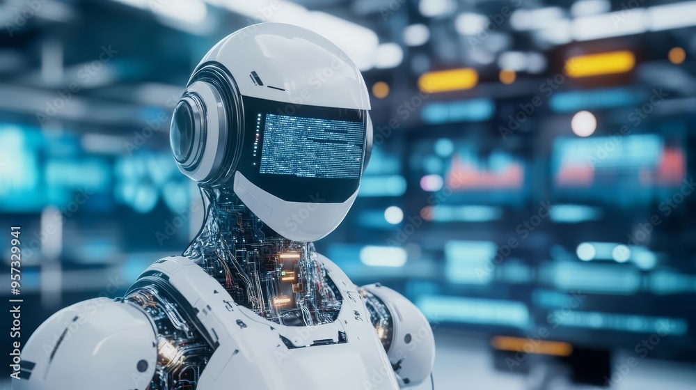 AI-powered support system, virtual customer care, futuristic digital screens AI-powered support system, virtual customer care, futuristic digital screens
