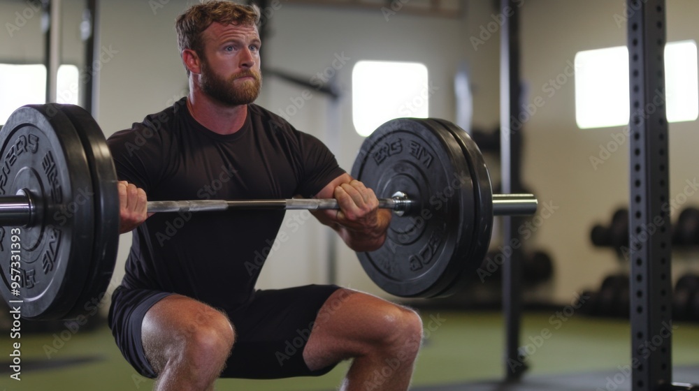 Weightlifting in a Gym