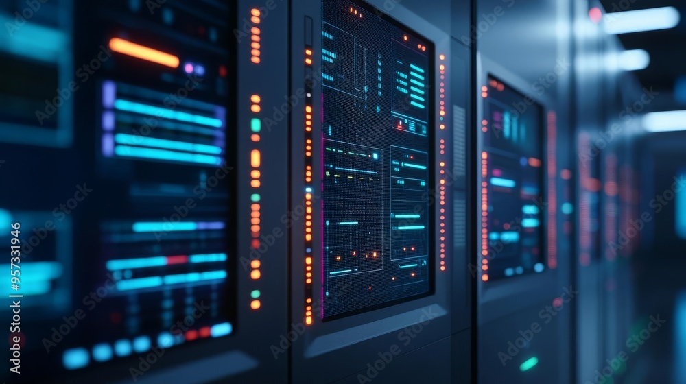 Digital feedback hub, interactive service panels, advanced tech elements Digital feedback hub, interactive service panels, advanced tech elements