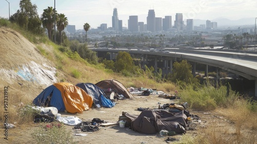 Urban Homelessness in Los Angeles photo