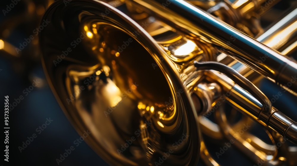 Fototapeta premium Brass Instrument Close-Up