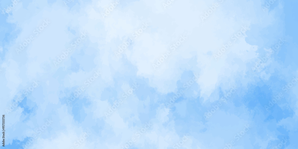 Abstract white and blue color frozen ice surface design background. soft sky blue watercolor sky and clouds, Light blue background with watercolor. gradient light white sky background with clouds. Abstract white and blue color frozen ice surface design background. soft sky blue watercolor sky and clouds, Light blue background with watercolor. gradient light white sky background with clouds.