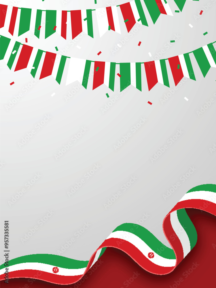 Obraz premium IRAN Background for Festivals and National Days Celebrations