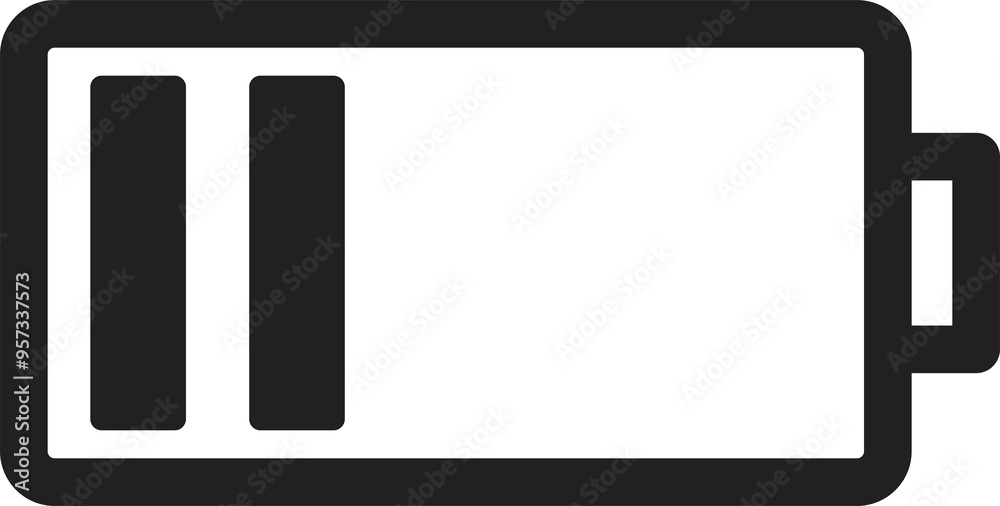 25% Charged Battery Icon - High-Resolution Vector Design for Mid-Level Battery Indication, Ideal for UI Elements, Power Status, and Digital Interfaces 25% Charged Battery Icon - High-Resolution Vector Design for Mid-Level Battery Indication, Ideal for UI Elements, Power Status, and Digital Interfaces